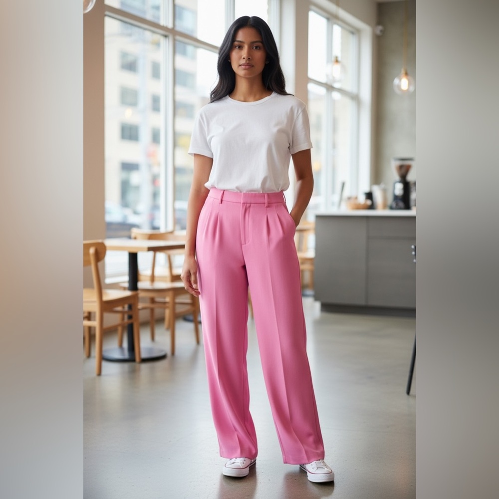 Candace Cameron Bure Darted Straight Pants NWT | 24WP Sleek Curve‑Friendly Fit